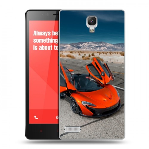 Дизайнерский силиконовый чехол для Xiaomi RedMi Note McLaren