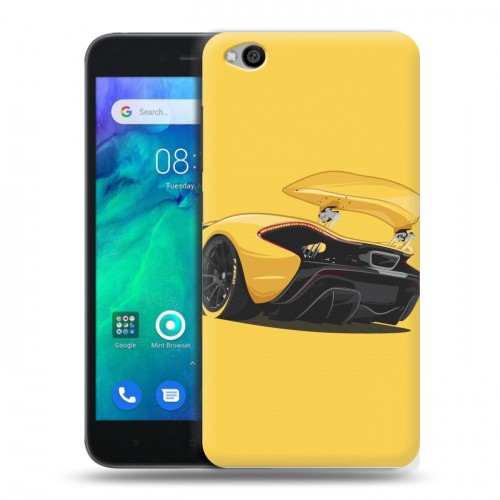 Дизайнерский пластиковый чехол для Xiaomi RedMi Go McLaren