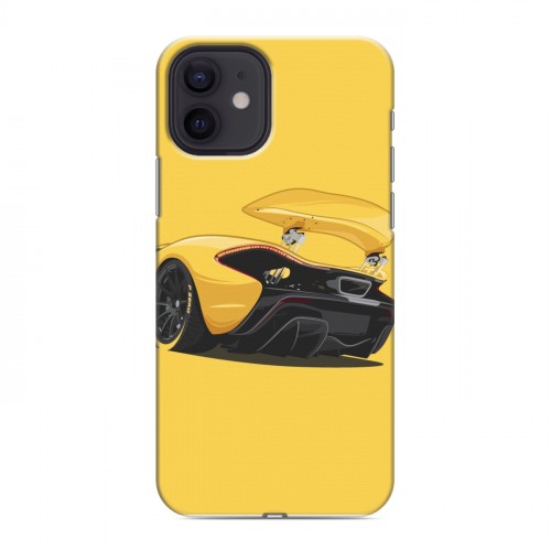 Дизайнерский силиконовый чехол для Iphone 12 McLaren