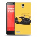 Дизайнерский силиконовый чехол для Xiaomi RedMi Note McLaren