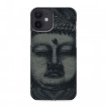 Дизайнерский силиконовый с усиленными углами чехол для Iphone 12 Mini Священный Будда