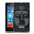 Дизайнерский пластиковый чехол для Microsoft Lumia 435 Священный Будда