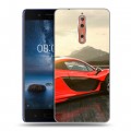 Дизайнерский пластиковый чехол для Nokia 8 McLaren