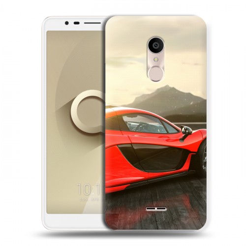 Дизайнерский пластиковый чехол для Alcatel 3C McLaren