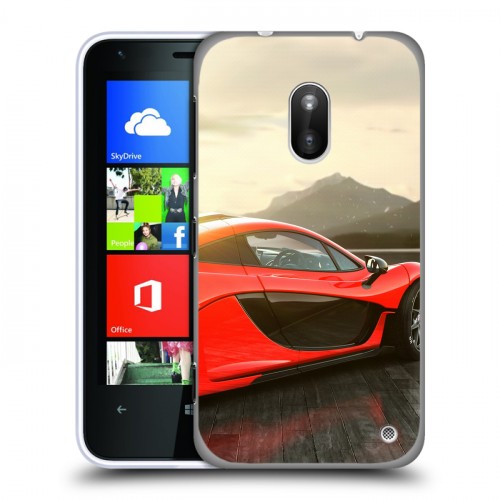 Дизайнерский пластиковый чехол для Nokia Lumia 620 McLaren