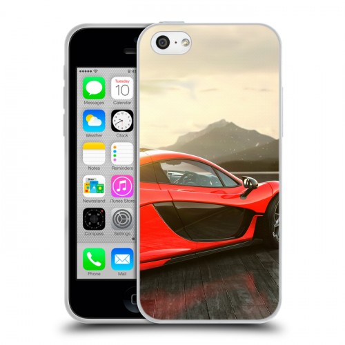 Дизайнерский пластиковый чехол для Iphone 5c McLaren