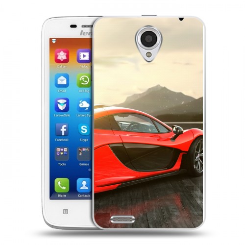 Дизайнерский пластиковый чехол для Lenovo S650 Ideaphone McLaren