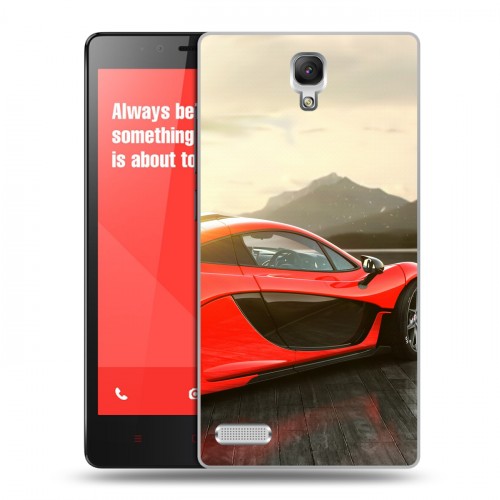 Дизайнерский силиконовый чехол для Xiaomi RedMi Note McLaren