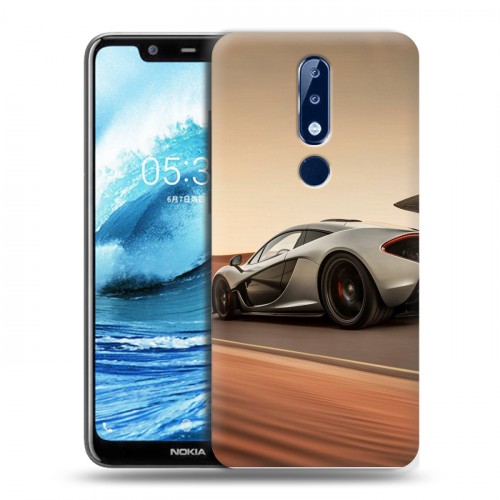 Дизайнерский силиконовый чехол для Nokia 5.1 Plus McLaren