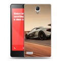 Дизайнерский силиконовый чехол для Xiaomi RedMi Note McLaren