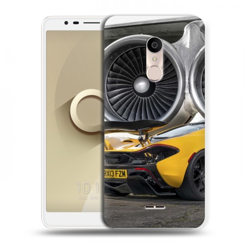 Дизайнерский пластиковый чехол для Alcatel 3C McLaren