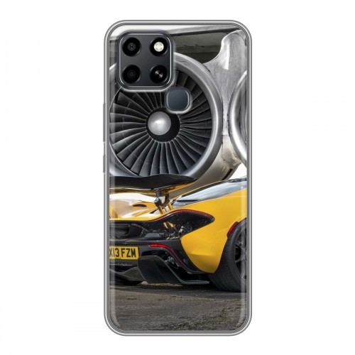 Дизайнерский силиконовый с усиленными углами чехол для Infinix Smart 6 McLaren