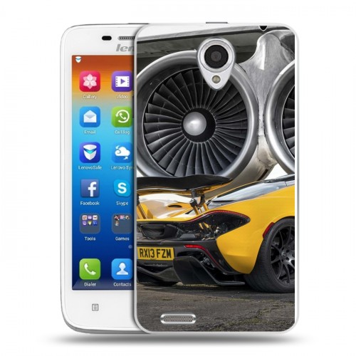 Дизайнерский пластиковый чехол для Lenovo S650 Ideaphone McLaren