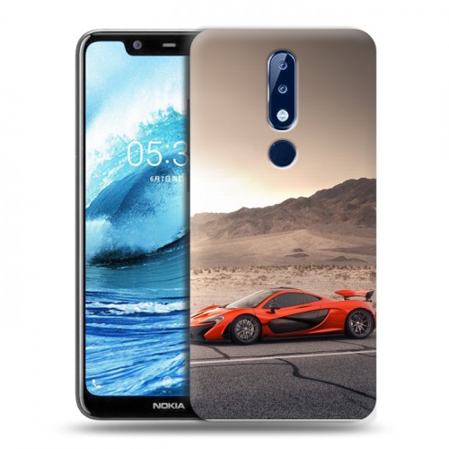 Дизайнерский силиконовый чехол для Nokia 5.1 Plus McLaren