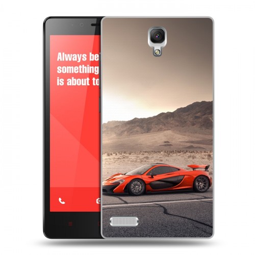 Дизайнерский силиконовый чехол для Xiaomi RedMi Note McLaren