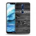 Дизайнерский пластиковый чехол для Nokia 5.1 Plus McLaren