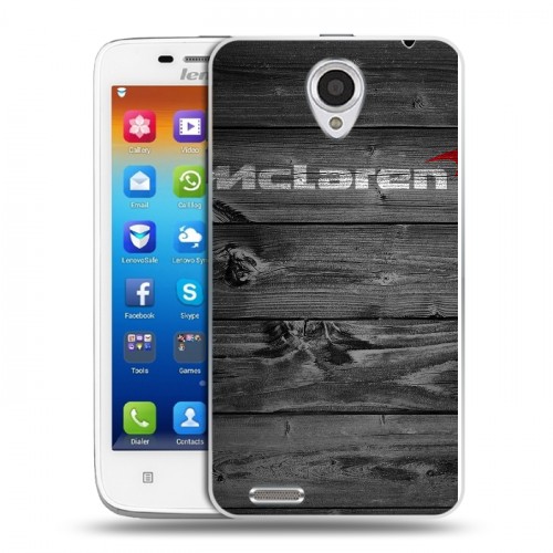 Дизайнерский пластиковый чехол для Lenovo S650 Ideaphone McLaren