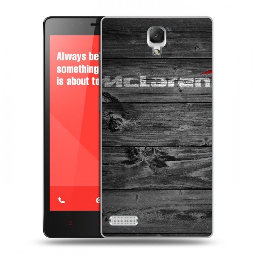 Дизайнерский силиконовый чехол для Xiaomi RedMi Note McLaren