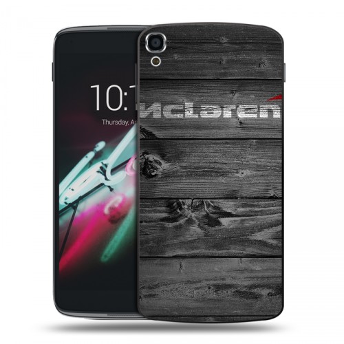 Дизайнерский пластиковый чехол для Alcatel One Touch Idol 3 (5.5) McLaren