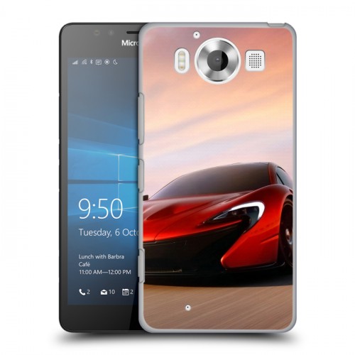 Дизайнерский пластиковый чехол для Microsoft Lumia 950 McLaren