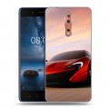 Дизайнерский пластиковый чехол для Nokia 8 McLaren