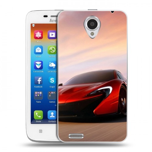 Дизайнерский пластиковый чехол для Lenovo S650 Ideaphone McLaren