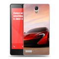 Дизайнерский силиконовый чехол для Xiaomi RedMi Note McLaren