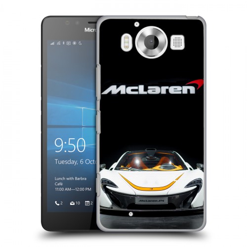 Дизайнерский пластиковый чехол для Microsoft Lumia 950 McLaren