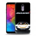 Дизайнерский пластиковый чехол для LG Q7 McLaren