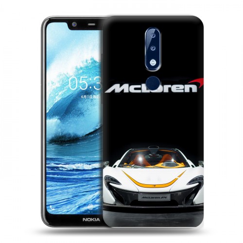 Дизайнерский силиконовый чехол для Nokia 5.1 Plus McLaren