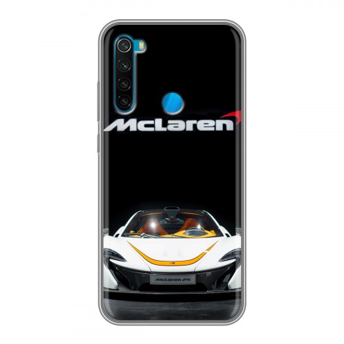 Дизайнерский силиконовый чехол для Xiaomi RedMi Note 8 McLaren