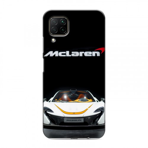 Дизайнерский силиконовый с усиленными углами чехол для Huawei P40 Lite McLaren
