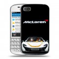 Дизайнерский пластиковый чехол для BlackBerry Q10 McLaren