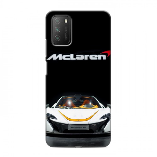 Дизайнерский пластиковый чехол для Xiaomi Poco M3 McLaren