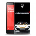 Дизайнерский силиконовый чехол для Xiaomi RedMi Note McLaren