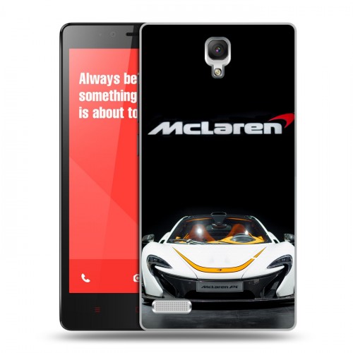 Дизайнерский силиконовый чехол для Xiaomi RedMi Note McLaren