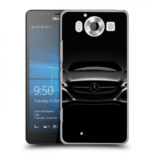Дизайнерский пластиковый чехол для Microsoft Lumia 950 Mercedes
