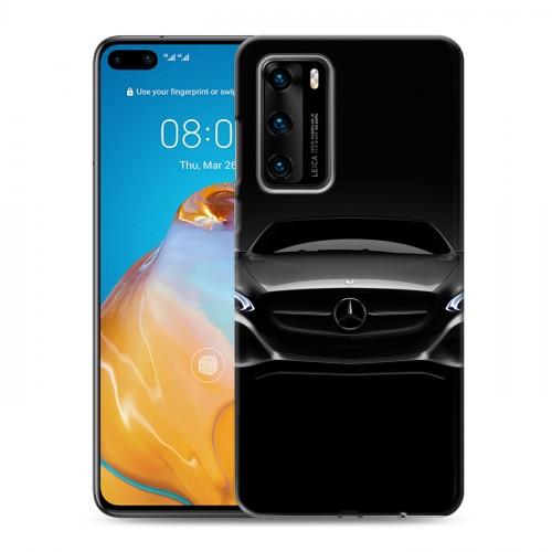 Дизайнерский пластиковый чехол для Huawei P40 Mercedes