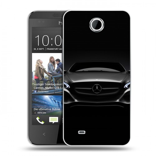 Дизайнерский пластиковый чехол для HTC Desire 300 Mercedes