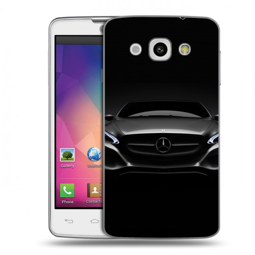 Дизайнерский пластиковый чехол для LG L60 Mercedes