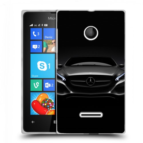 Дизайнерский пластиковый чехол для Microsoft Lumia 435 Mercedes