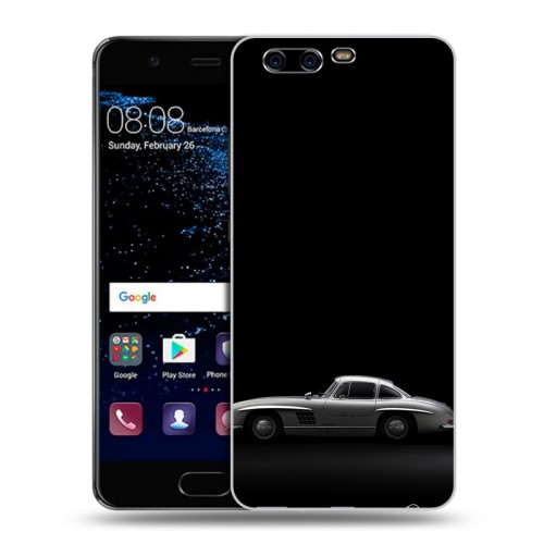 Дизайнерский пластиковый чехол для Huawei P10 Mercedes