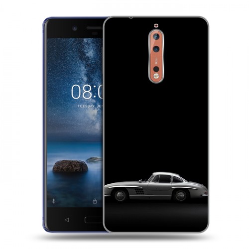 Дизайнерский пластиковый чехол для Nokia 8 Mercedes