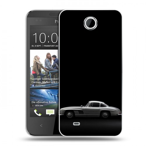 Дизайнерский пластиковый чехол для HTC Desire 300 Mercedes