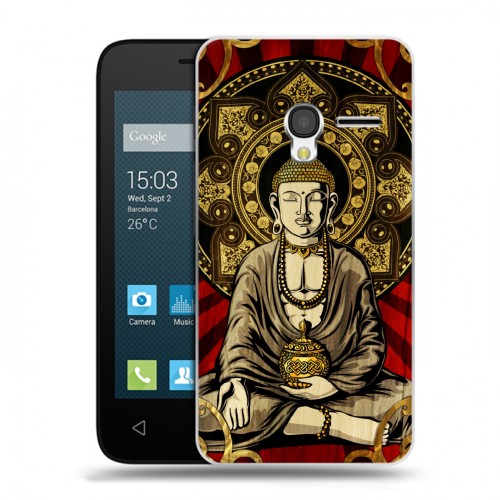 Дизайнерский пластиковый чехол для Alcatel One Touch Pixi 3 (4.5) Священный Будда