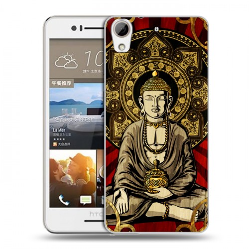 Дизайнерский пластиковый чехол для HTC Desire 728 Священный Будда