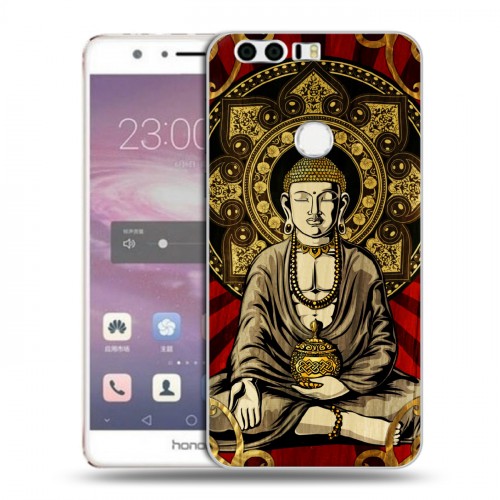Дизайнерский пластиковый чехол для Huawei Honor 8 Священный Будда