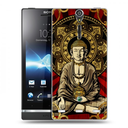 Дизайнерский пластиковый чехол для Sony Xperia S Священный Будда