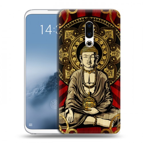 Дизайнерский силиконовый чехол для Meizu 16th Plus Священный Будда