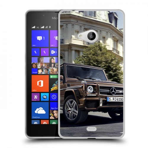 Дизайнерский пластиковый чехол для Microsoft Lumia 540 Mercedes